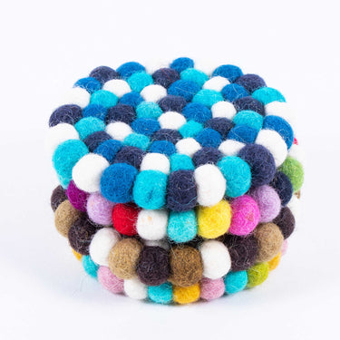 Handmade Felt Ball Coaster